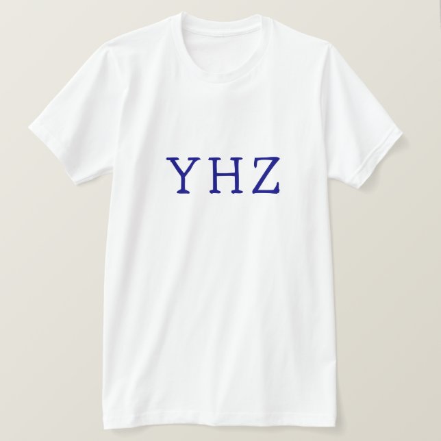 Halifax Stanfield International Airport YHZ Shirt (Design vorne)