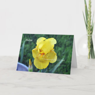 "Halito" Choctaw Iris Grußkarte Karte