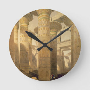 Hall der Spalten, Karnak, "von Ägypten und von Runde Wanduhr
