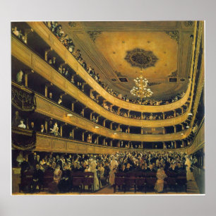 Hall durch Gustav Klimt Poster