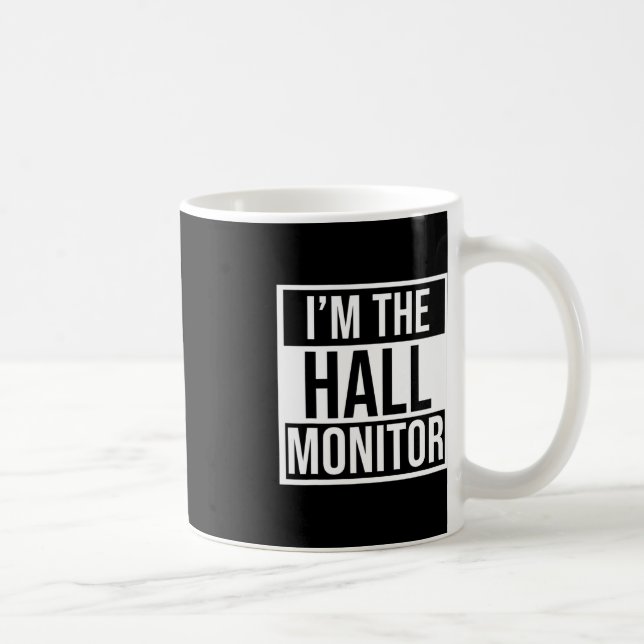 Hall-Monitor-Geschenk an Schüler zurück Kaffeetasse (Rechts)