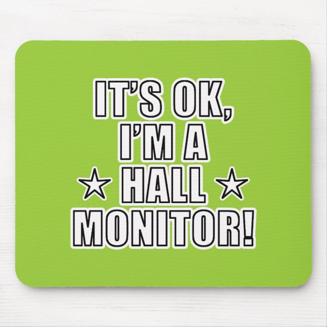 Hall-Monitor Mousepad (Vorne)