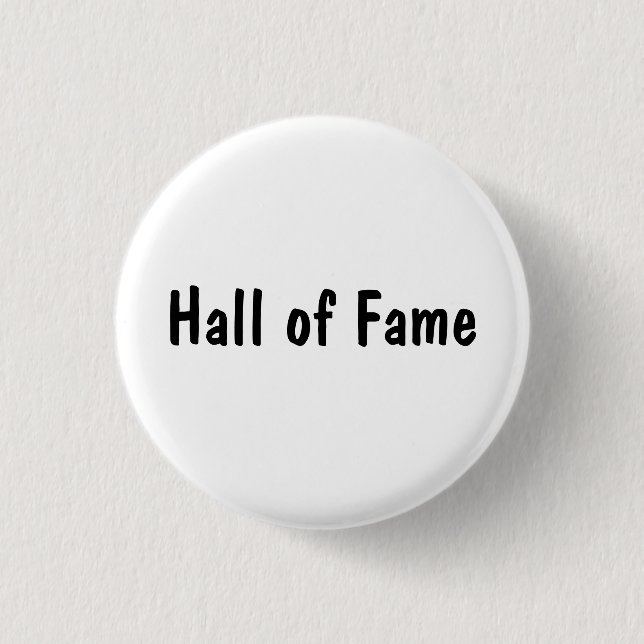 Hall of Fame Button (Vorderseite)