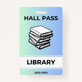 Hall Pass - Bibliothek Ausweis