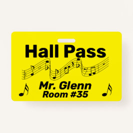 Hall Pass Music Theme Ausweis