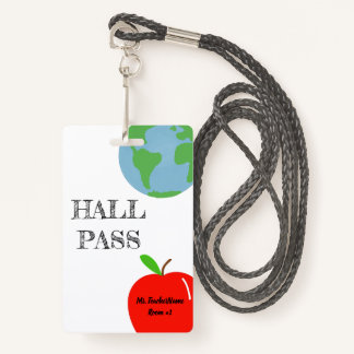 Hall-Pass Personalisiert Ausweis