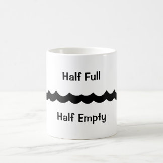 Hall voll halb leer tasse