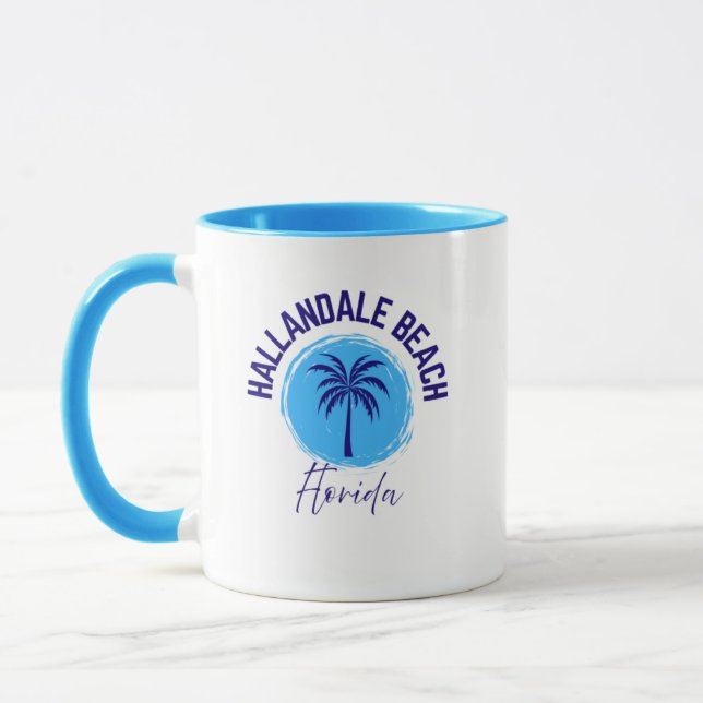 Hallandale Beach Florida Coffee Mug Tasse (Links)