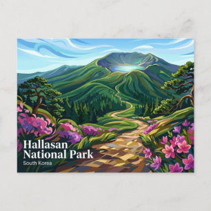 Hallasan-Nationalpark Südkorea Postkarte
