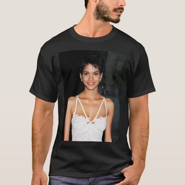 Halle Berry - Poster T-Shirt (Vorderseite)