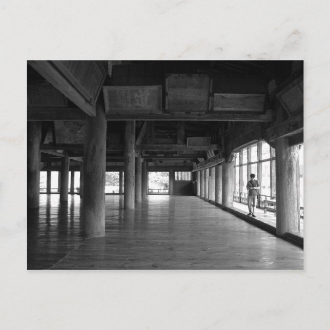 Halle von tausend Tatami Mats Postkarte (Vorderseite)