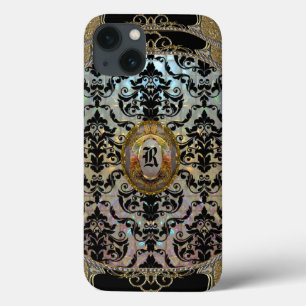 Halleesham Muster II Elegant Monogram robust Case-Mate iPhone Hülle