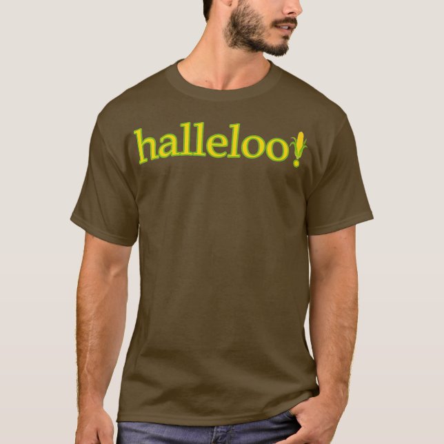 Halleloo Corn Queen - Funny Drag Queen Premium T-Shirt (Vorderseite)