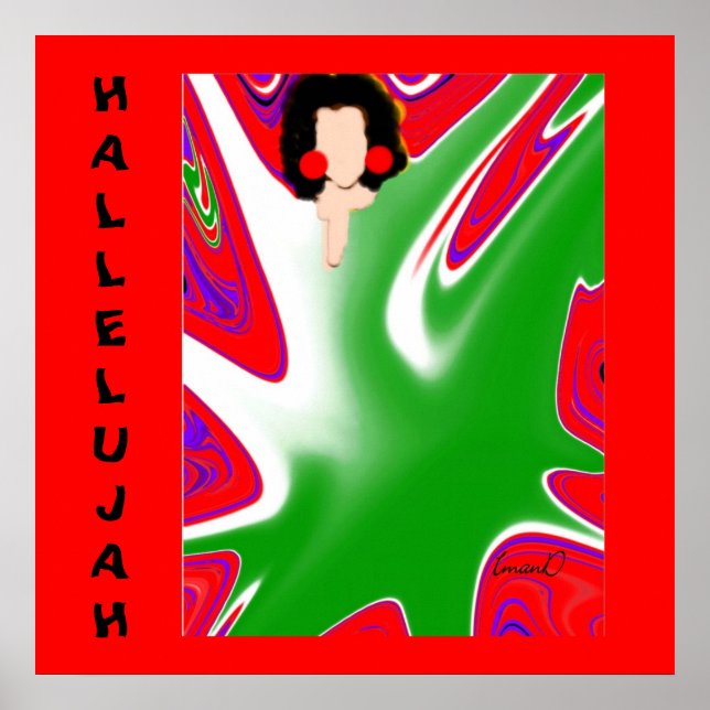 Halleluja! leinwand druck poster (Vorne)