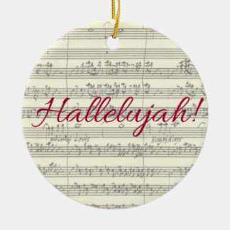 Halleluja-Weihnachtsverzierung Keramik Ornament
