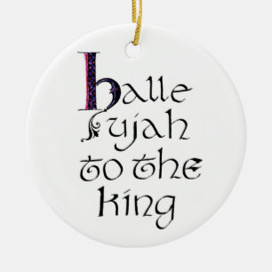 Halleluja zum König Ornament