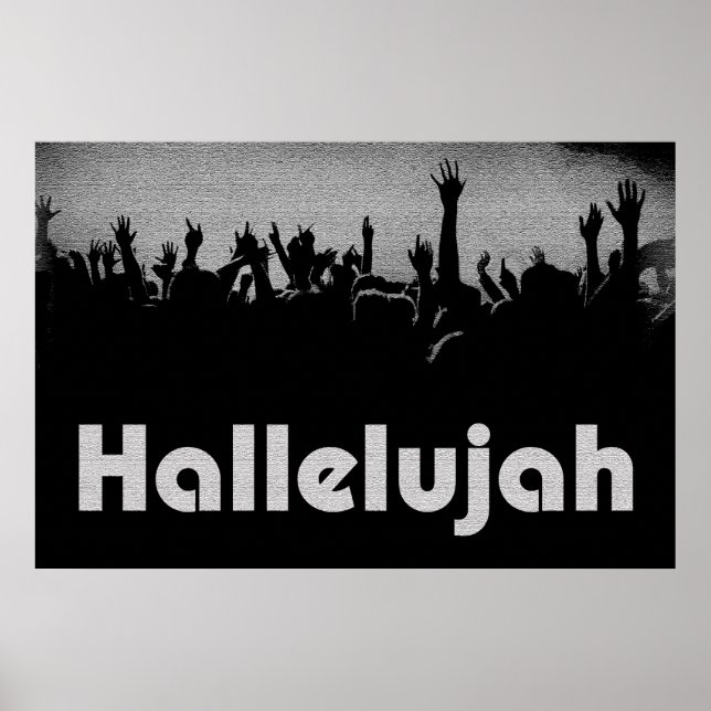 Hallelujah 36 x 24 Poster (Vorne)