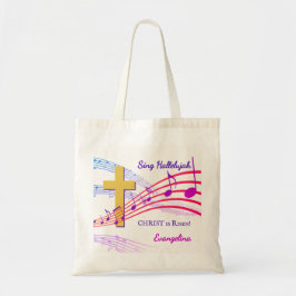 HALLELUJAH CHRIST IS RISEN Custom Christian Easter Tragetasche