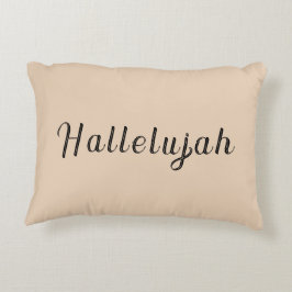 Hallelujah Gesegnete Minimale Creme Dekokissen