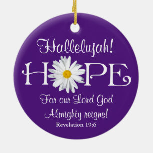 Hallelujah! Gott regiert!Ornament Keramik Ornament