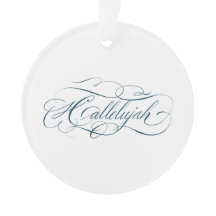 Hallelujah-Kalligrafie-Ornament
