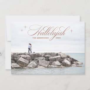 Hallelujah Weihnachten Elegantes Christliches Fo