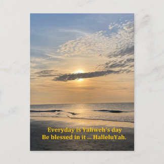 HalleluYah Sonnenaufgang Postkarte