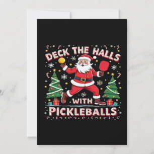 Hallen mit Pickleballs überprüfen Dankeskarte