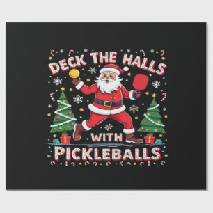 Hallen mit Pickleballs überprüfen Geschenkpapier