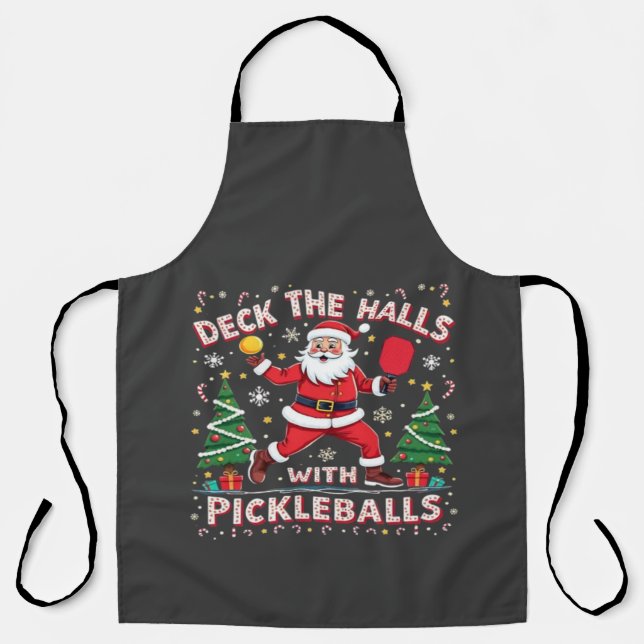 Hallen mit Pickleballs überprüfen Schürze (Vorderseite)
