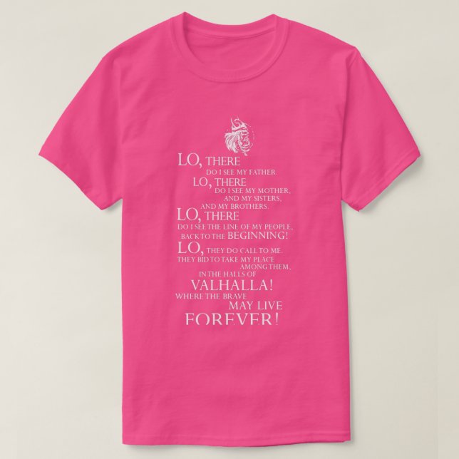 HALLEN VON VALHALLA 3 T-Shirt (Design vorne)