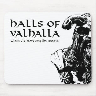 Hallen von Walhall Mousepad
