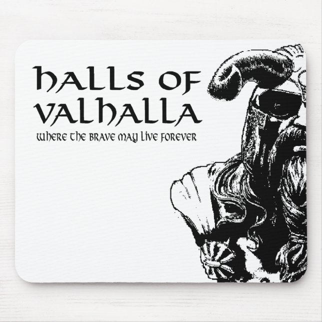 Hallen von Walhall Mousepad (Vorne)