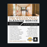 Hallenfußboden, Werbung für Reinigungsdienste Flyer<br><div class="desc">Hallenfußboden,  Reinigungsservice Werbung Flyer durch den Business Card Store.</div>
