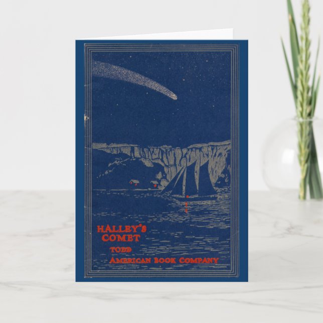 "HALLEY'S COMET" Greeting Card Karte (Vorderseite)