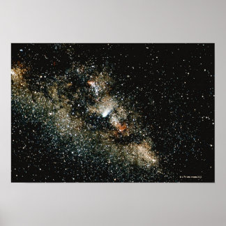 Halleys Comet in der Milchstraße Poster