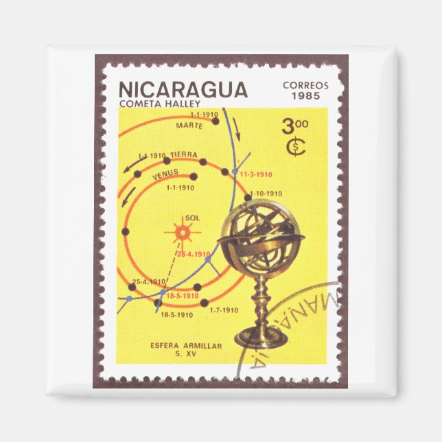 Halleys Comet Inner Planets Magnet (Vorne)