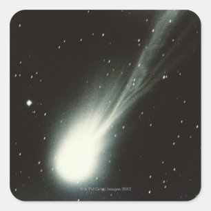 Halleys Comet Quadratischer Aufkleber