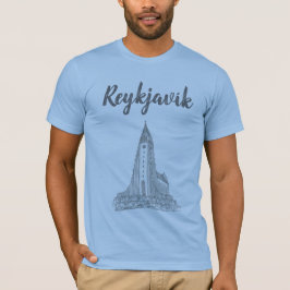Hallgrímskirkja, Reykjavík, Island T-Shirt