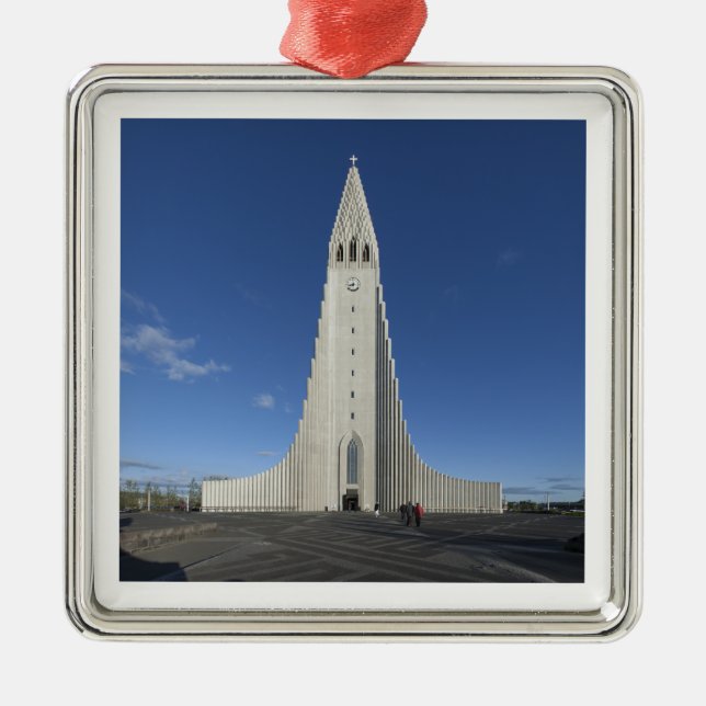 Hallgrímskirkja Silbernes Ornament (Vorne)