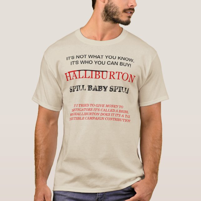 HALLIBURTON! ITIS GANZ ÜBER DAS GRÜNE BABY T-Shirt (Vorderseite)