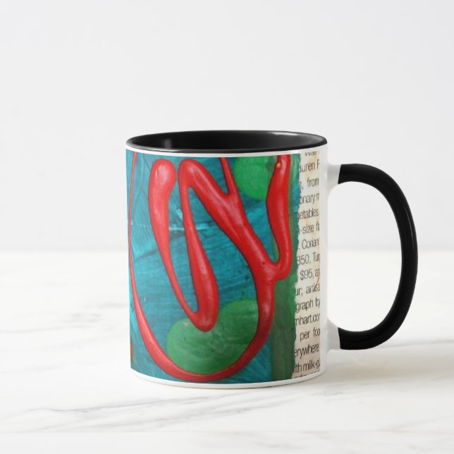 Hallie Engel Blau-Tasse Tasse (Rechts)