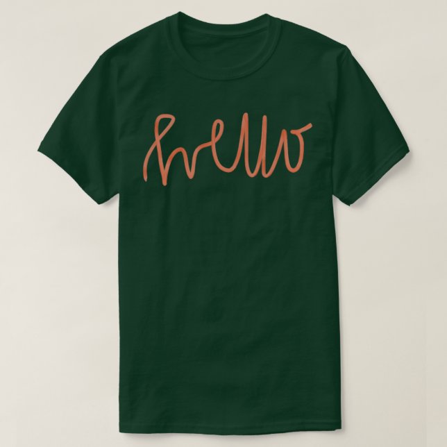 Hallo 1 T-Shirt (Design vorne)