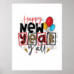 Hallo 2022 Alles Gute zum neuen Jahr Poster