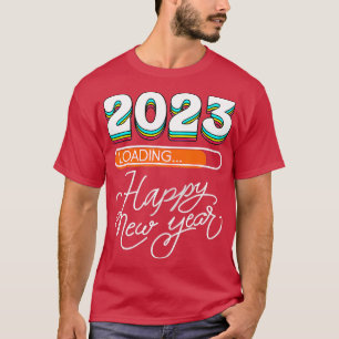 Hallo 2023 Frohes neues Jahr 2023 31. Dezember 202 T-Shirt