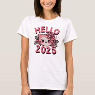 Hallo 2025, Happy New Year 2025 T-Shirt