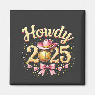 Hallo 2025 Silvester Cowboy Western Magnet