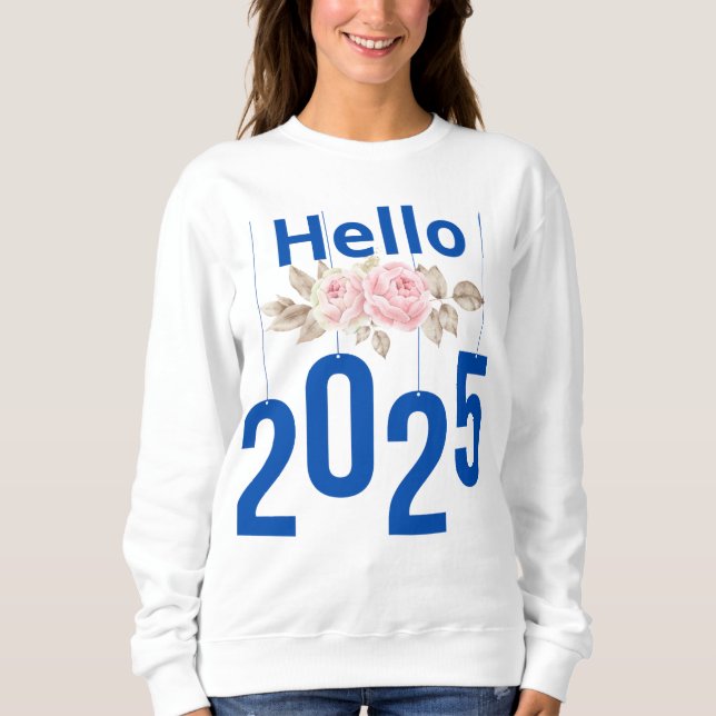 Hallo 2025 sweatshirt (Vorderseite)