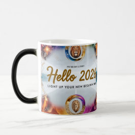Hallo 2026 König der Löwen Premium-Farben-Morphing Verwandlungstasse