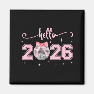 Hallo 2026 Süße Nk Schleife 2026 Silvesterparty Magnet